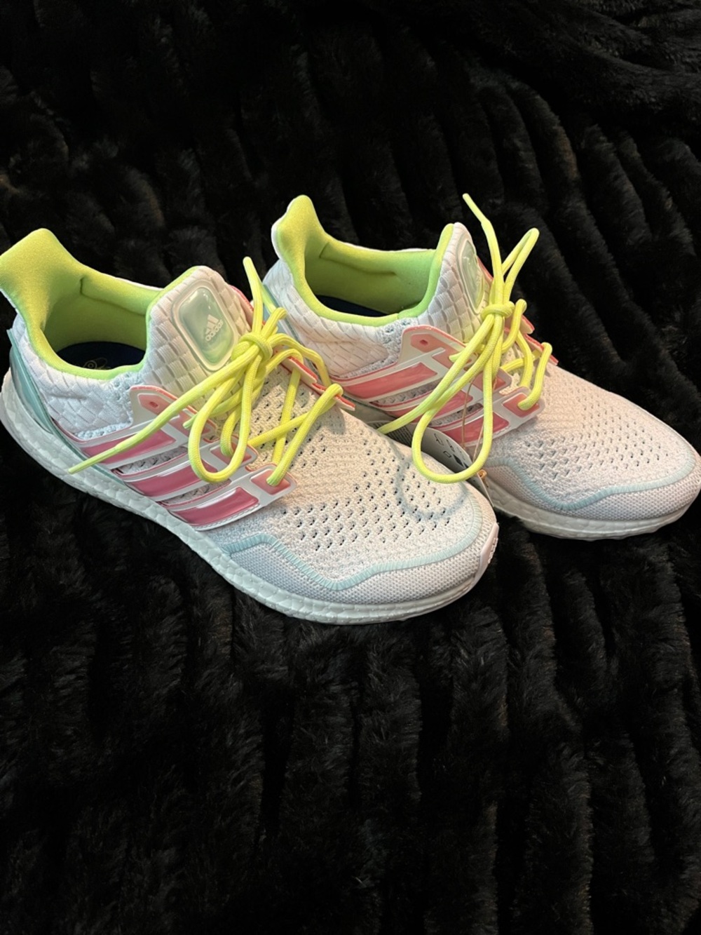 Women’s Adidas Ultraboost 1.0 neon size 6.5 brand new never worn
